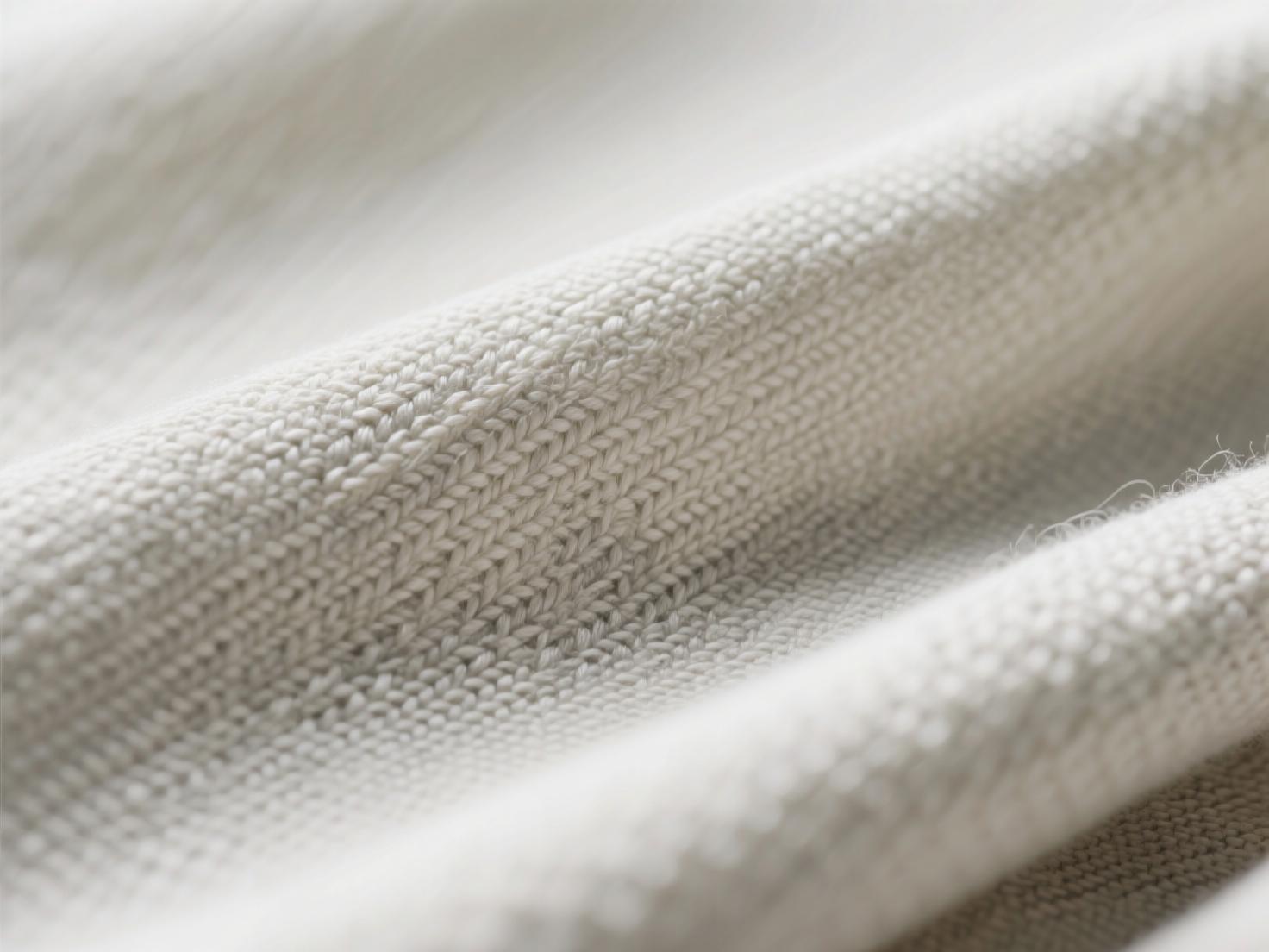 Close up of high-quality cotton blend fabric